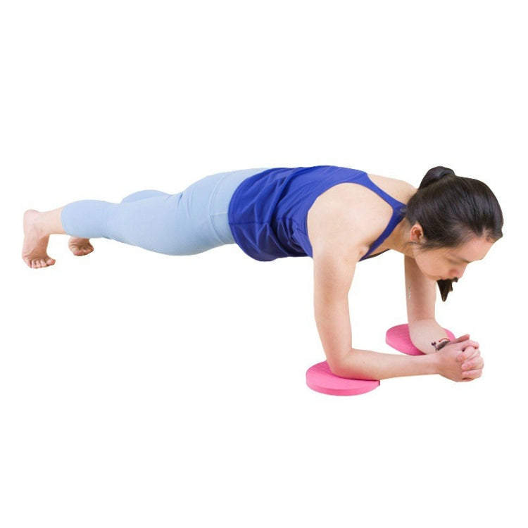 E90 Round Yoga Support Cushion Balance Protection Cushion, Diameter: 17.5cm, 17.5cm Purple, 17.5cm Pink, 17.5cm Green, 17.5cm Blue, 17.5cm Black