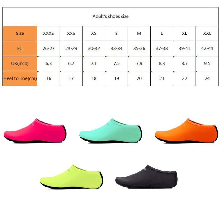 Yoogan Pair Unisex Outdoor Non-Slip Beach Socks for Swimming Diving Snorkeling, 3XS（26-27）, 2XS（28-29）, XS（30-32）, S（33-34）, M（35-36）, L（37-38）, XL（39-41）, XXL（42-44）