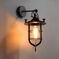 Creative Dock Retro Iron Restaurant Balcony Corridor Bedside Wall Lamp without Bulbs, 0022