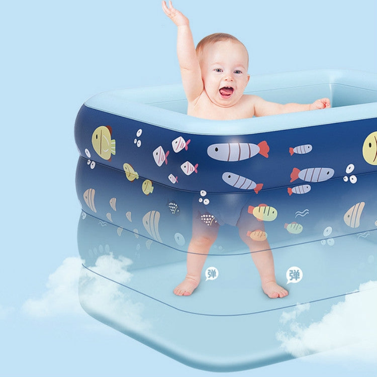 Inflatable Swimming Pool Large Outdoor PVC Pool Children Household Swimming Pool, 1.2m Four Layers, 1.4m Four Layers, 1.8m Four Layers, 2.1m Four Layers