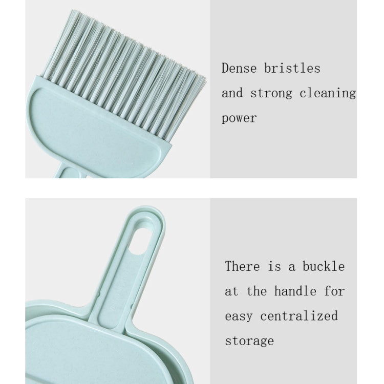 Household Mini Broom Desktop Small Broom Keyboard Brush Cleaning Tool Set Random Color, 1  Set