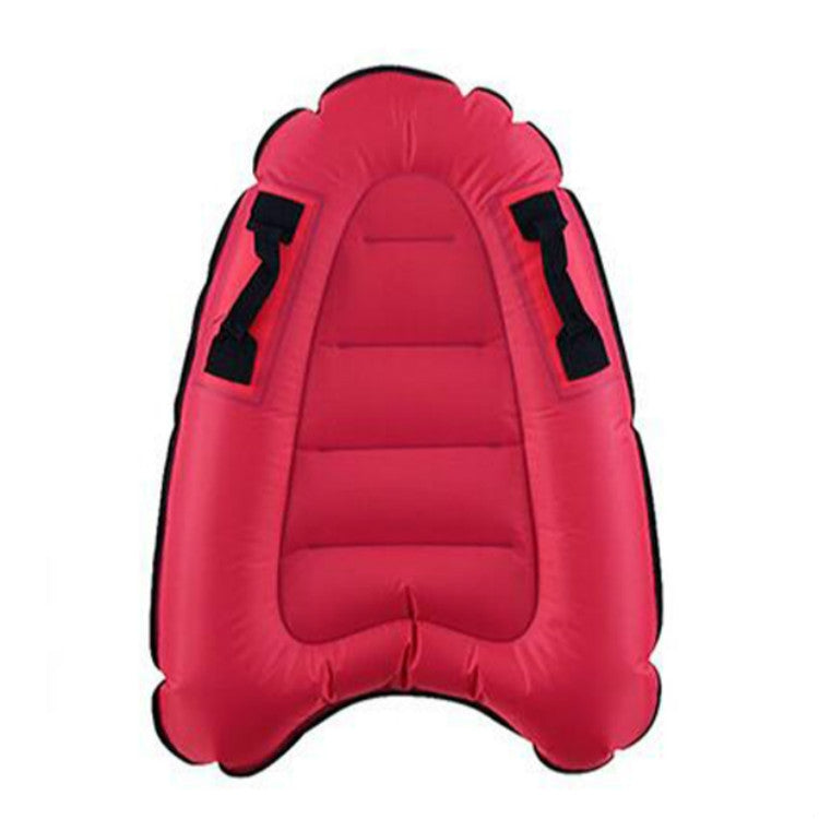 Outdoor Portable Safety Light Kick Board Sea Surfing Inflatable Water Ski, Lake Blue, Rose Red