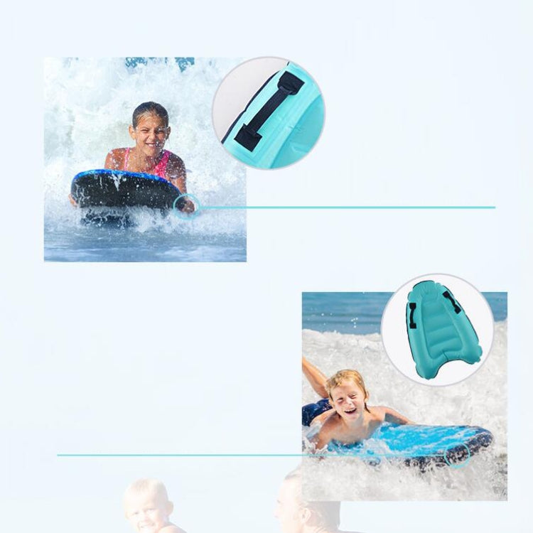 Outdoor Portable Safety Light Kick Board Sea Surfing Inflatable Water Ski, Lake Blue, Rose Red