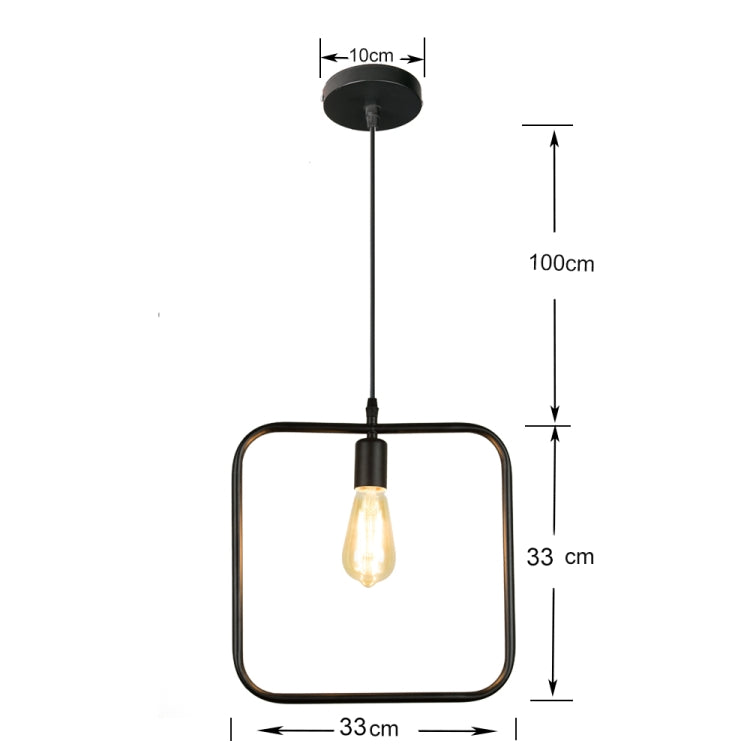 Simple and Creative Wrought Iron Geometric Chandelier Bar Exhibition Hall Clothing Store Restaurant Hotel Decorative Light, without Light Bulb, with Light Bulb, with LED Light Bulb