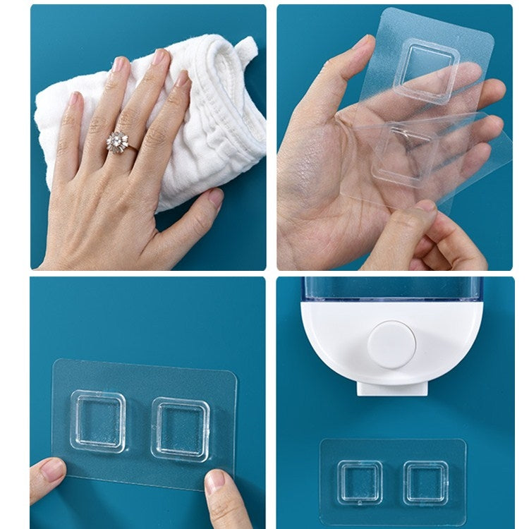 Nail-free Seamless Pressing Wall-mounted Grain Multi-grain Canister Rice Canister Transparent Vsual Snack Storage Sealed Box, 1000ml