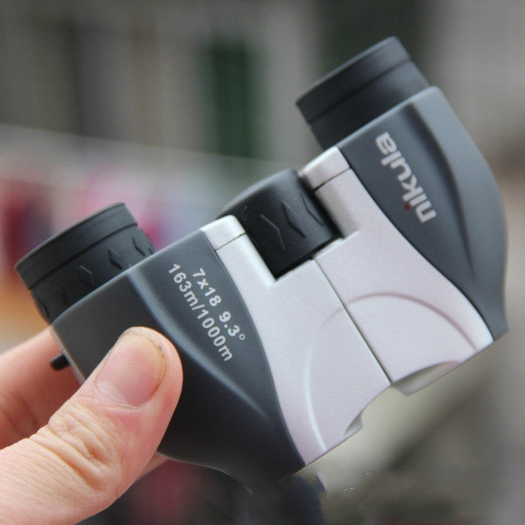 Nikula AU80718 7X18 Binocular Wide-angle HD Low Light Night Vision Telescope, 7X18