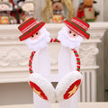Women Men Christmas Earmuffs Head Hoop Cute Cartoon Decoration for For Winter, Old Men, Little Bear, Snowmen, Little Elk