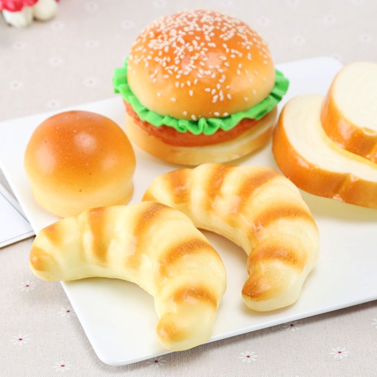 Simulation Bread Model PU Small Horns Bread Ornaments Photography Props Home Decoration Window Display, Horns Bread