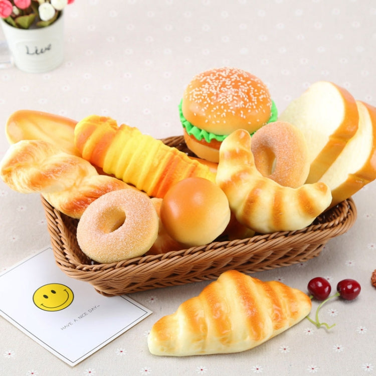 Simulation Bread Model PU Small Horns Bread Ornaments Photography Props Home Decoration Window Display, Horns Bread