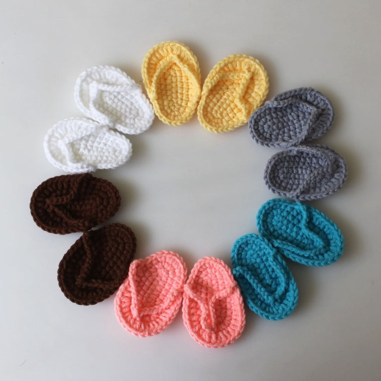 Newborn Babies Photography Props Mini Crocheted Small Slippers, Newborn Size