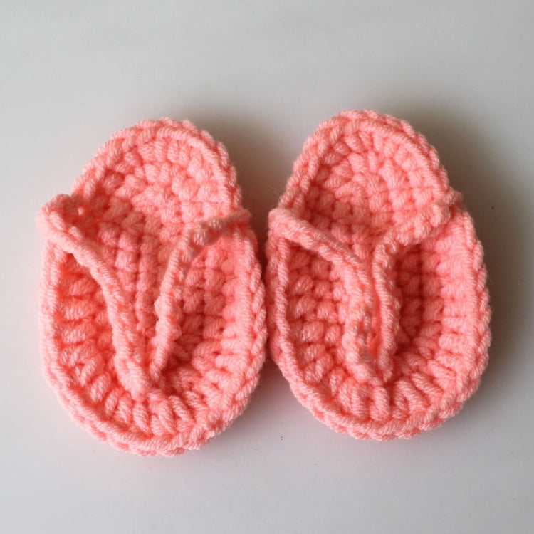 Newborn Babies Photography Props Mini Crocheted Small Slippers, Newborn Size