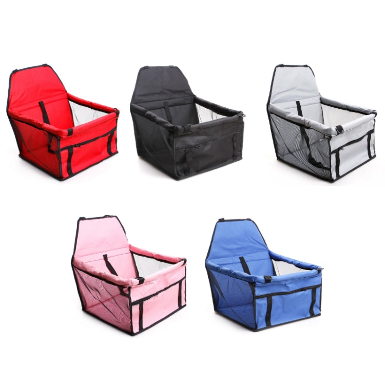In Car Double-Layer Mesh Thickening Waterproof Pet Bag, Red, Black, Grey, Pink, Blue