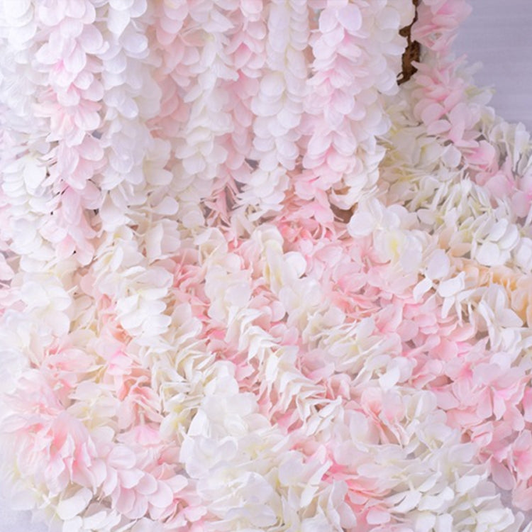 10 PCS 1M Simulation Orchids String Wedding Arrangement Flower Strip Stage Decoration Supplies