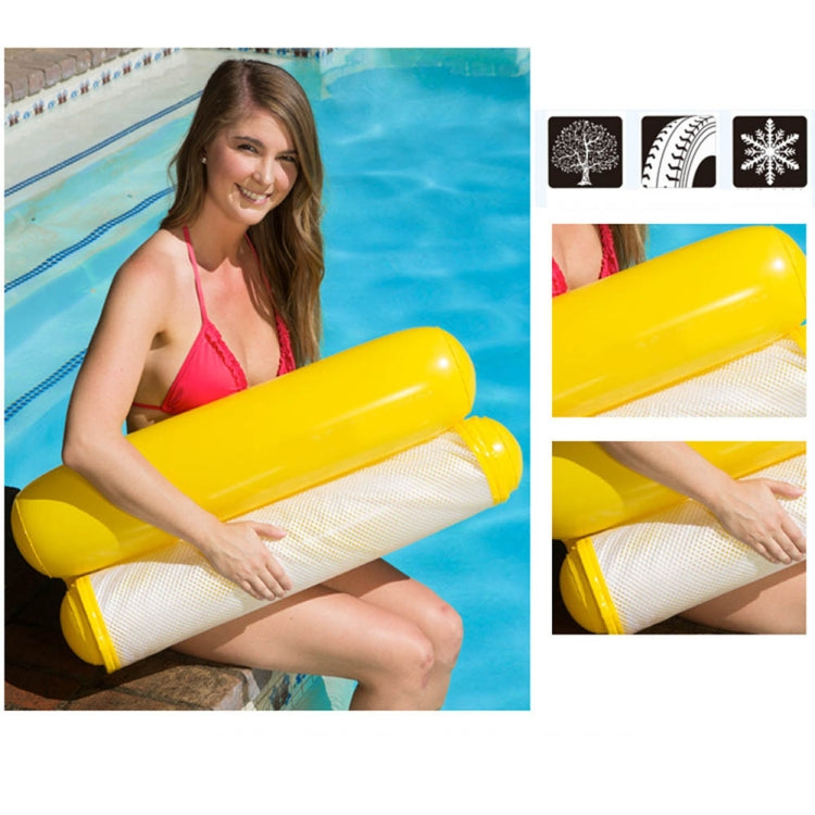 Foldable Double-purpose Backrest Float Hammock with Net, Size:120 x 75cm(Yellow), Size:120 x 75cm(Sky Blue), Size:120 x 75cm(Orange), Size:120 x 75cm(Cherry Blossoms Pink)