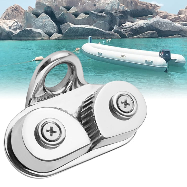 Marine Sailboat 316 Stainless Steel Pulley Rope Clamp, 316 Stainless Steel