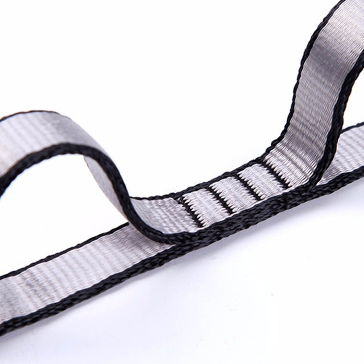 Aerial Yoga Hammock 7 Ring Extension Belt Nylon High-Strength Double Belt Hammock Strap, Length: 1.1m, Red, Gray