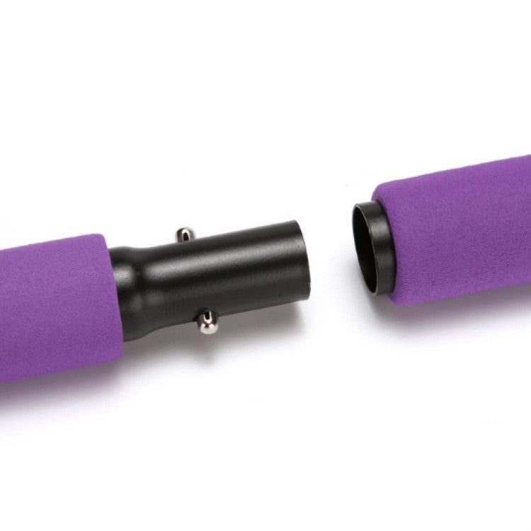 Pilates Stick Yoga Fitness Equipment Sports Stretching Band, Purple, Pink