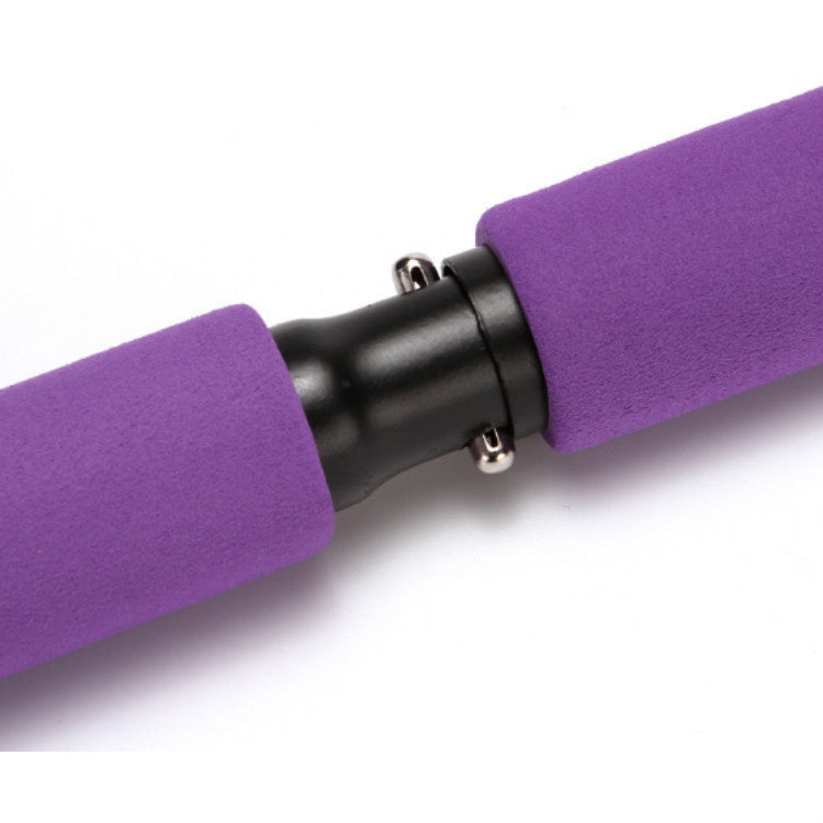 Pilates Stick Yoga Fitness Equipment Sports Stretching Band, Purple, Pink