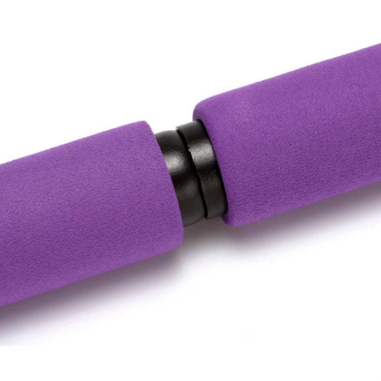 Pilates Stick Yoga Fitness Equipment Sports Stretching Band, Purple, Pink