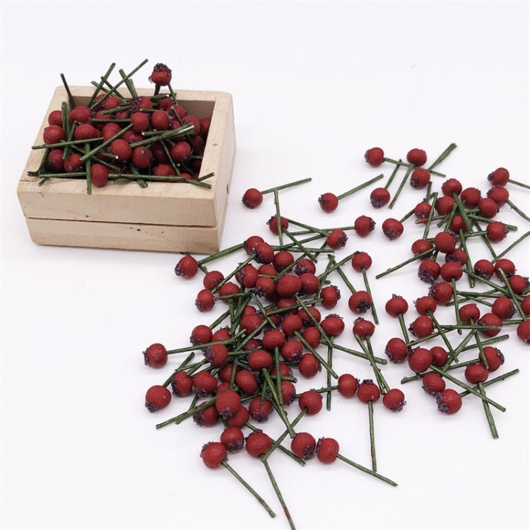 10 PCS 1:12 Fruit Simulation Hawthorn Kitchen Accessory Mini House Toy, Hawthorn