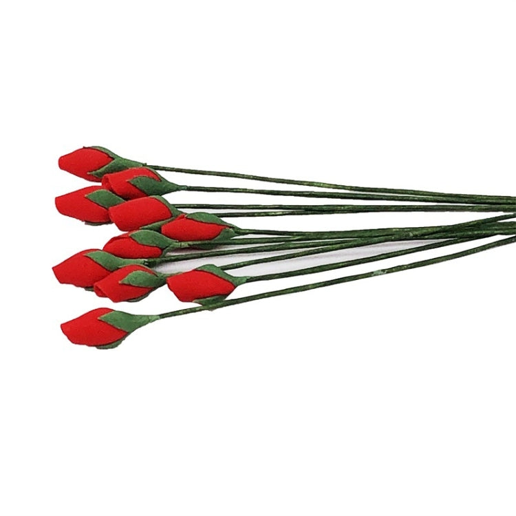 10 PCS 1:12 Mini House Toy Simulation Rose Bone for Garden Living Room, Rose Bone