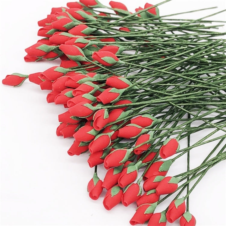 10 PCS 1:12 Mini House Toy Simulation Rose Bone for Garden Living Room, Rose Bone