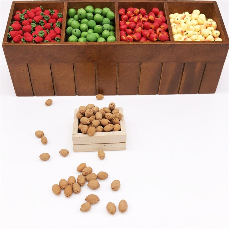 10 PCS 1:12  Mini House Toy Fruit Simulation Kiwi Kitchen Accessory Mini House Toy, Kiwi