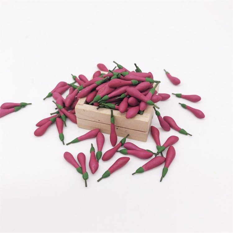 10 PCS 1:12 Mini House Toy Simulation Eggplant Vegetable Kitchen Decoration, 10 PCS Simulation Eggplant Vegetable