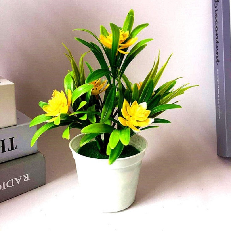 10 Pots Fake Potted Plant Simulation Bonsai Tabletop Decoration