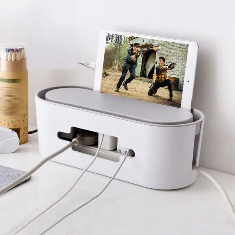 Home Cable Storage Box Hollow Wire Cord Safety Tidy Organizer Container, Normal