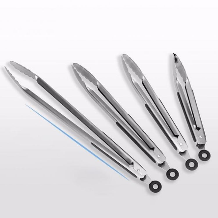 Stainless Steel Silicone Handle Kitchen Food Meat Barbecue Clip, 9 inch, 12 inch, 14 inch, 16 inch