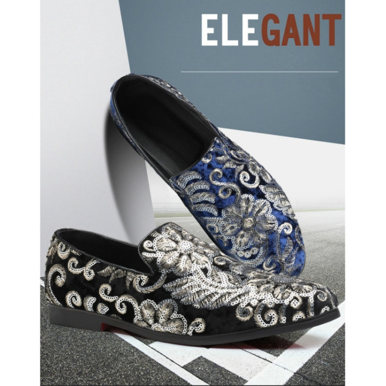 Men Casual Fashion Glitter Shoe Slip-on Shoes Loafers, 38, 39, 40, 41, 42, 43, 44, 45, 46, 47, 48