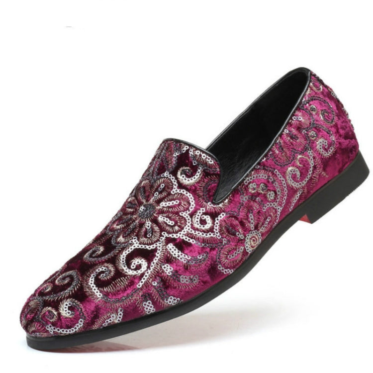 Men Casual Fashion Glitter Shoe Slip-on Shoes Loafers, 38, 39, 40, 41, 42, 43, 44, 45, 46, 47, 48