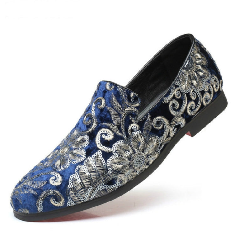 Men Casual Fashion Glitter Shoe Slip-on Shoes Loafers, 38, 39, 40, 41, 42, 43, 44, 45, 46, 47, 48