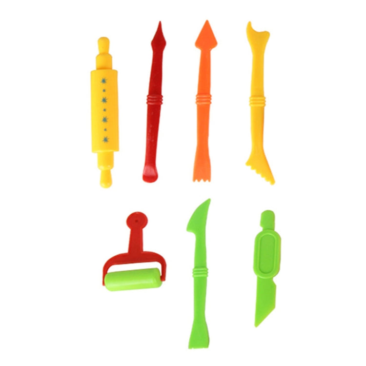 Children Play House Toy DIY Color Mud Green Plastic Mold Set, 26 PCS / Set