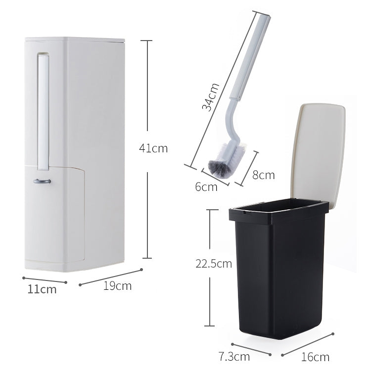 Bathroom Trash Can Toilet Brush Set Toilet Garbage Container