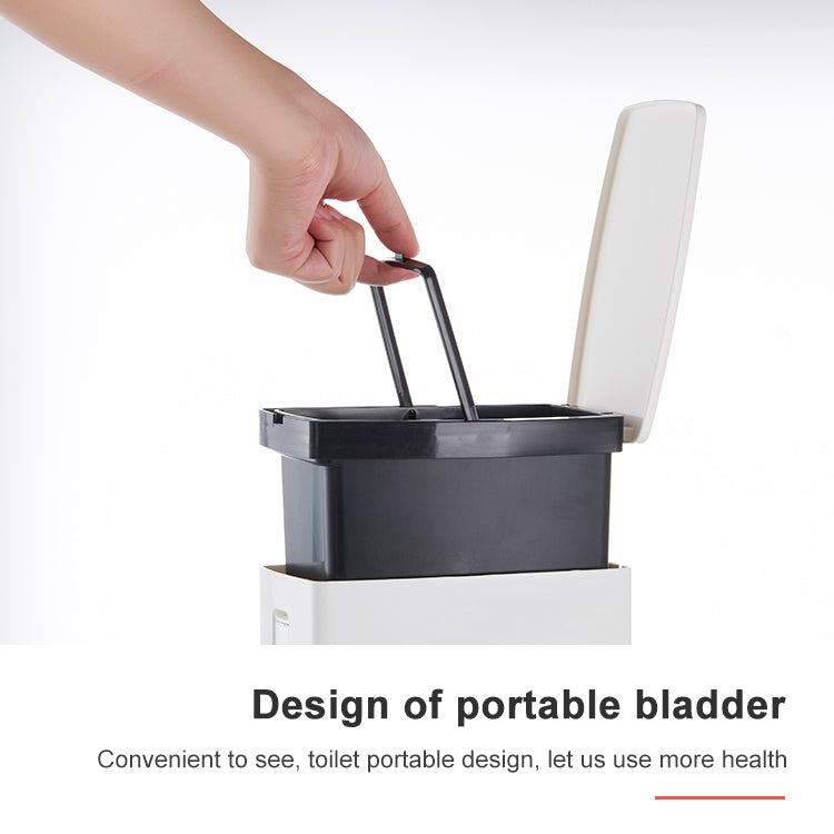 Bathroom Trash Can Toilet Brush Set Toilet Garbage Container