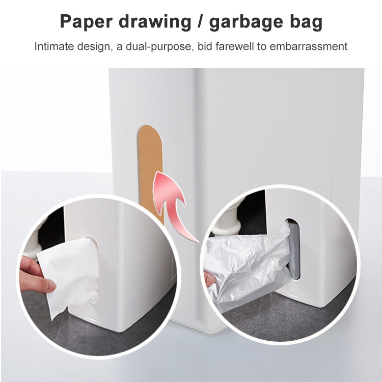 Bathroom Trash Can Toilet Brush Set Toilet Garbage Container