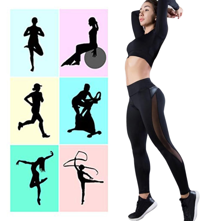 Women Leggings Sexy Pants Push Up Fitness Gym Leggins Running Mesh Leggins Seamless Workout Pants, L, XL, M