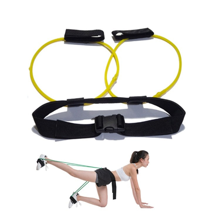 Leg Training Elastic Band Natural Latex Yoga Stretch Band Fitness Supplies, Yellow 10LB, Red 20LB, Blue 25LB, Green 30LB, Black 35LB