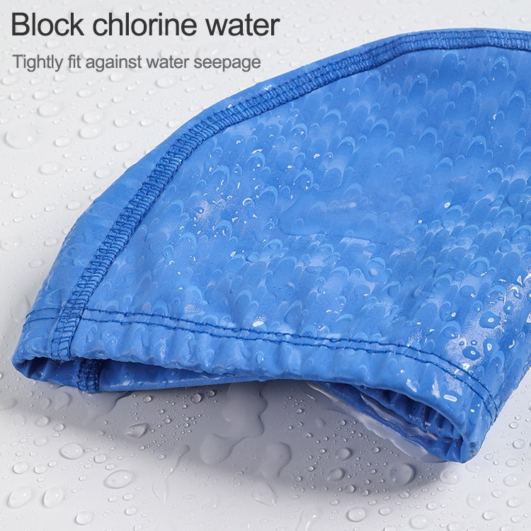 Adult Crescent PU Waterproof Comfortable Earmuff Swimming Cap, Adult Swimming Cap(Silver Grey), Adult Swimming Cap(Dark Blue), Adult Swimming Cap(Pink), Adult Swimming Cap(Black), Adult Swimming Cap(Sky)
