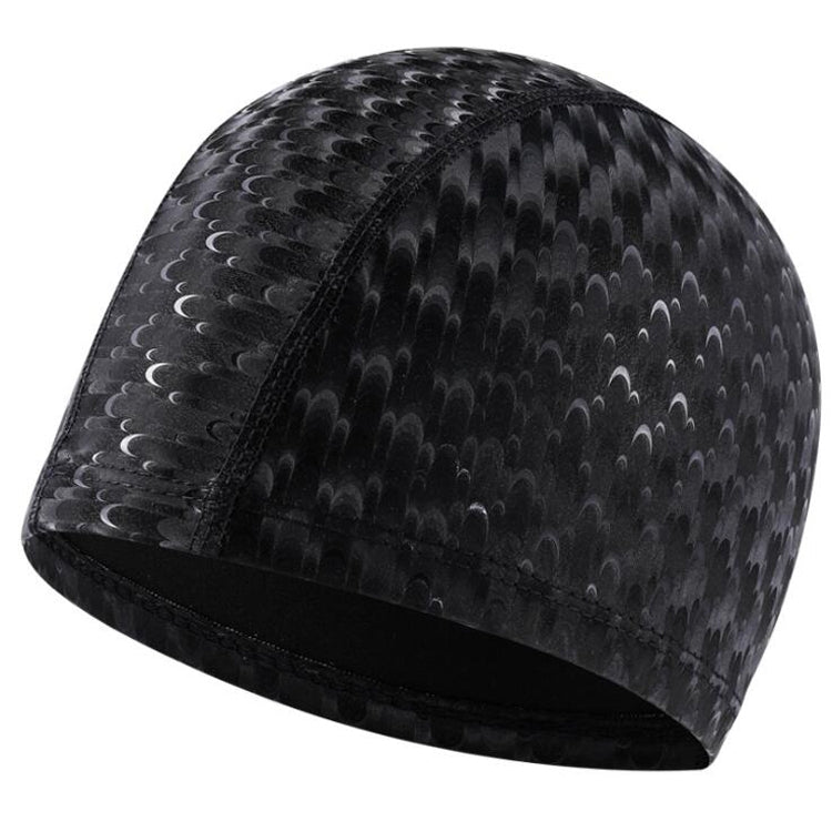 Adult Crescent PU Waterproof Comfortable Earmuff Swimming Cap, Adult Swimming Cap(Silver Grey), Adult Swimming Cap(Dark Blue), Adult Swimming Cap(Pink), Adult Swimming Cap(Black), Adult Swimming Cap(Sky)
