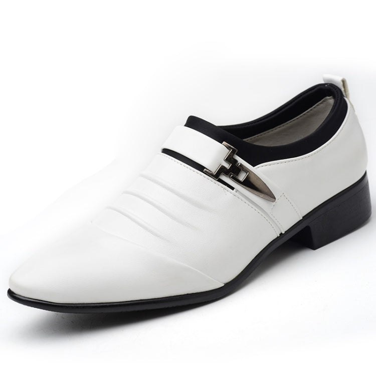 Men Set Business Dress Shoes PU Leather Pointed Toe Oxfords Shoes, 38, 39, 40, 41, 42, 43, 44, 45, 46