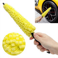 Universal Auto Car Accessories Car Rims Care Tire Wheel Washing Brush Plastic Handle Vehicle Wheel Cleaning Brush Washing Sponge, Wheel Cleaning Brush