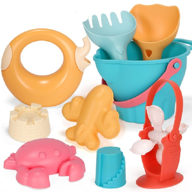Outdoor Play Water Play Sand Soft Silicone Material Tool Children Play WaterToy Set, 5 in 1, 7 in 1, 9 in 1, 14 in 1, 17 in 1