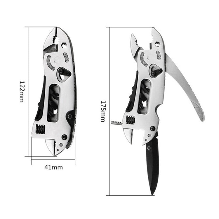 Outdoor Camping Multifunctional Pliers Multifunctional Wrench Tool Combination, Camping Pliers