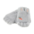 Children Half Finger Gloves Knitted Cold Warm Plus Velvet Fingerless Gloves