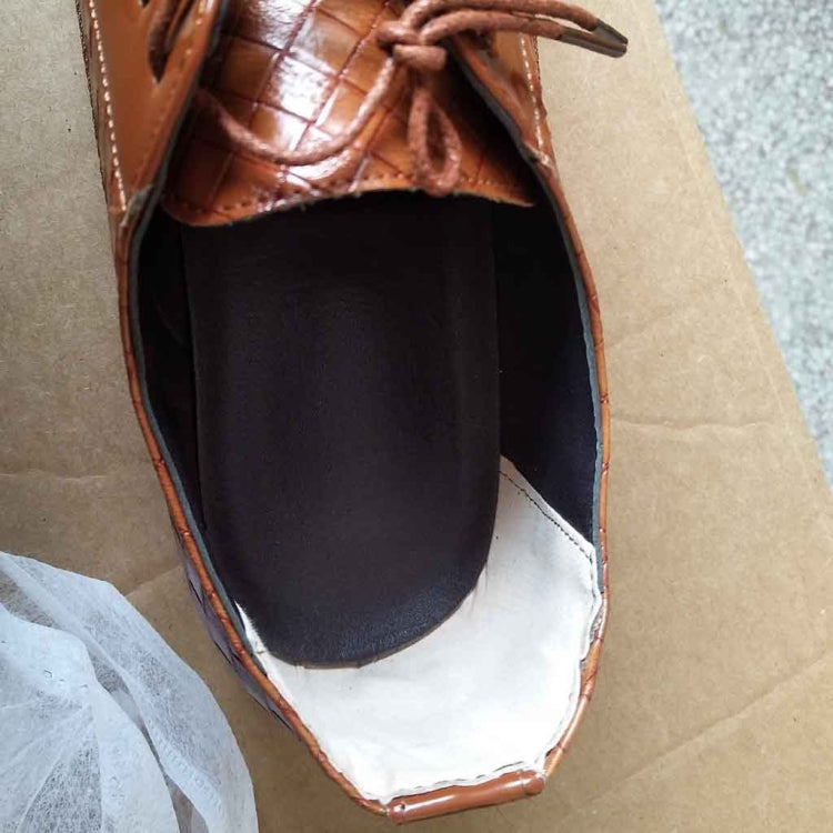 Men Business Dress Shoes Crocodile Leather Shoes Pointed Strips Brock Casual Shoes, 38, 39, 40, 41, 42, 43, 44, 45, 46, 47