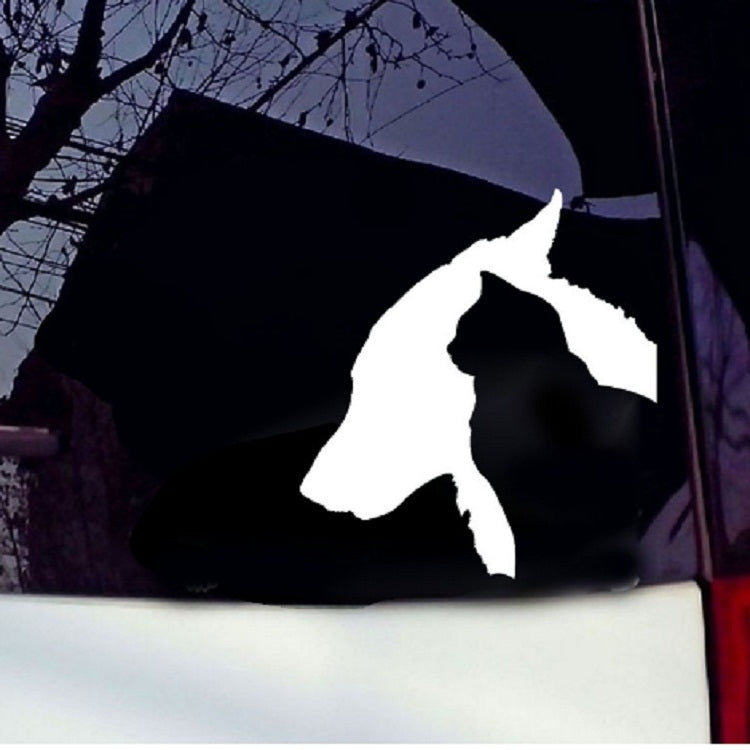 10 PCS Dog and Cat Car Stickers Pet Reflective Waterproof Stickers, Dog and Cat