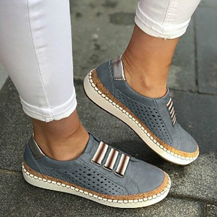 Ladies Sneakers Breathable Flats Shoes, 35, 36, 37, 38, 39, 40, 41, 42, 43
